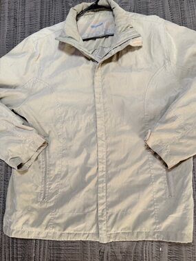 TOTTO Women’s Light Beige Jacket ( missing the zippered inside lining )